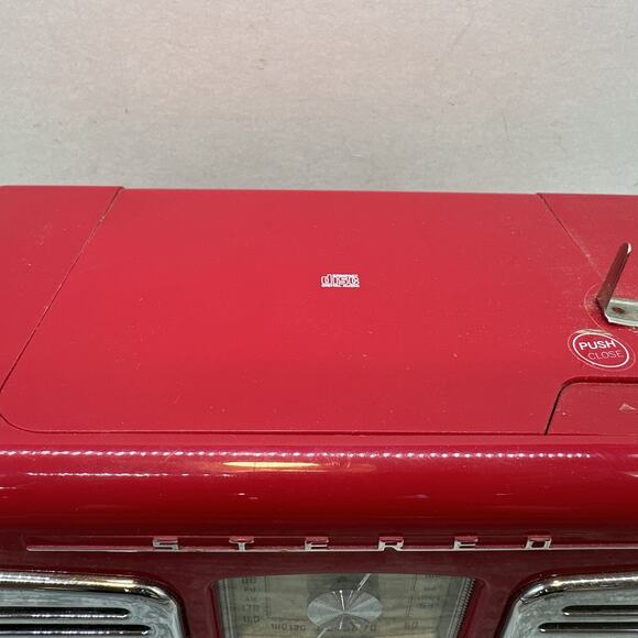 Rare TEAC Retro SL-D80 AM/FM Stereo Radio In Red {Q} - Picture 12 of 16